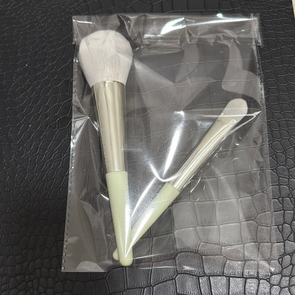 Rare Discontinued Sonia Kashuk Radiant Luxe Brush Collection Duo (Powder & Serum